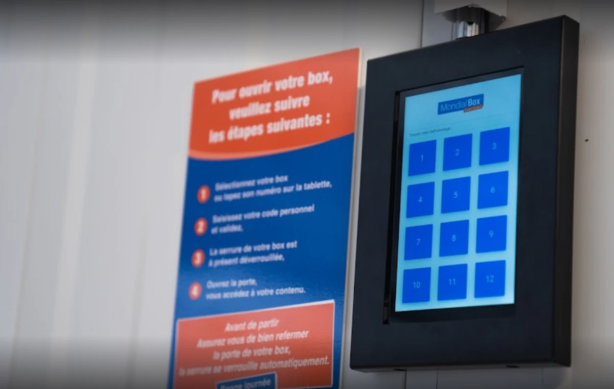 Tablette ouverture à distance MondialBox Quimper